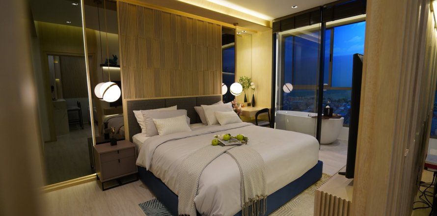 Apartamento de 1 dormitorio en Skypark Lucean Jomtien Pattaya, Chon Buri, Tailandia № 164032