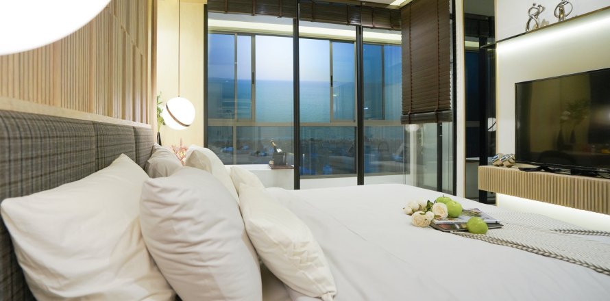 Apartamento de 1 dormitorio en Skypark Lucean Jomtien Pattaya, Chon Buri, Tailandia № 164034