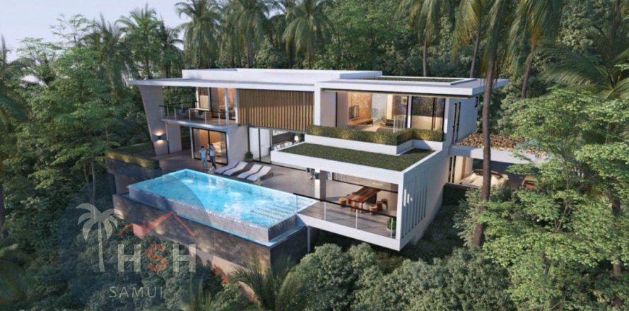Chalet de 3 dormitorios en Ko Samui, Tailandia № 180052
