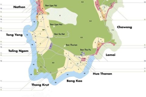 ที่ดินในเกาะสมุย, ประเทศไทย 33477 ตร.ม. № 179943 - รูปถ่าย 11
