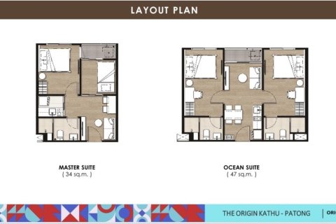 Condominio de 2 dormitorios en Kathu, Tailandia № 147286 - foto 3