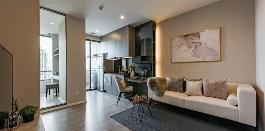Condominio de 1 dormitorio en Phra Khanong, Bangkok, Tailandia № 143628