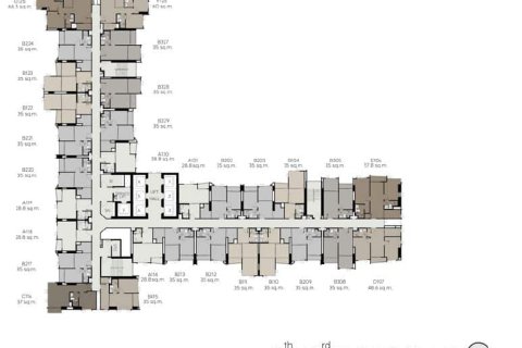 Condo à Chatuchak, Bangkok, Thaïlande, 1 chambre № 166885 - photo 8