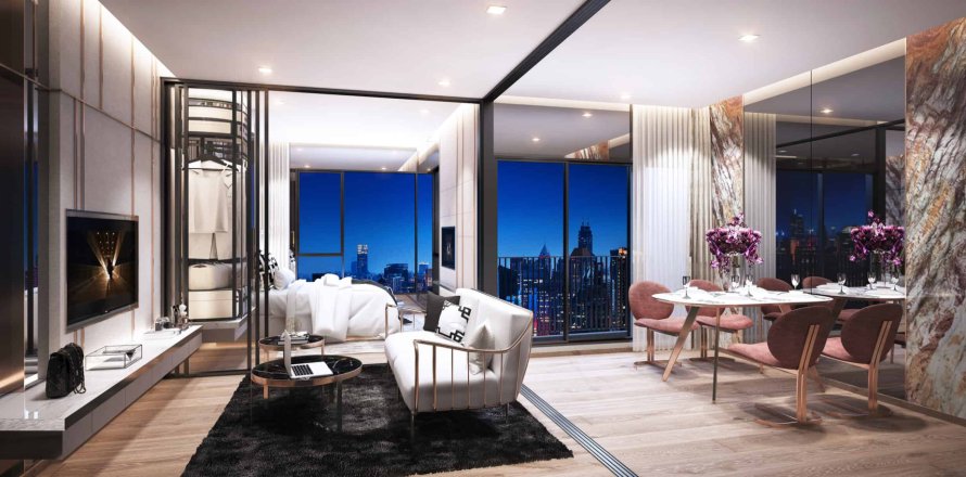 Condominio de 1 dormitorio en Chatuchak, Bangkok, Tailandia № 166887