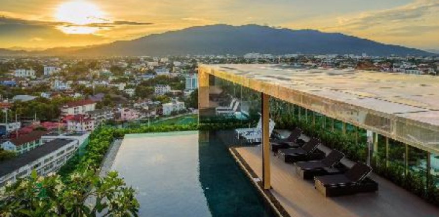Apartamento de 1 dormitorio en Chiang Mai, Tailandia № 202609