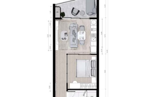 Condominio de 1 dormitorio en Bang Tao, Tailandia № 166587 - foto 6