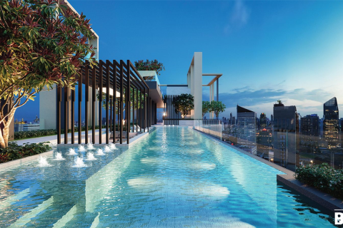 Condo à Bangkok, Thaïlande, 1 chambre  № 220654