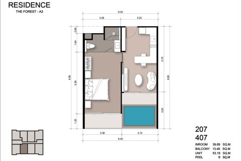 Condominio de 1 dormitorio en Patong, Tailandia № 165893 - foto 17