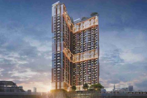 Condominio de 1 dormitorio en Thonburi, Bangkok, Tailandia № 208703 - foto 2