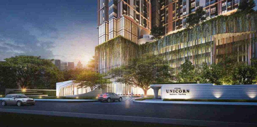 Condominio de 1 dormitorio en Thonburi, Bangkok, Tailandia № 208703