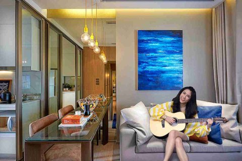 Condominio de 1 dormitorio en Thonburi, Bangkok, Tailandia № 208704 - foto 6
