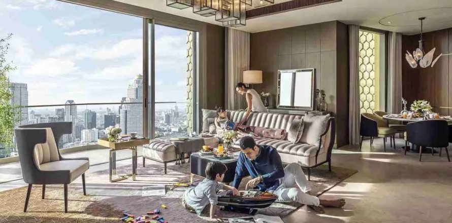 Condominio de 3 dormitorios en Bangkok, Tailandia № 180937