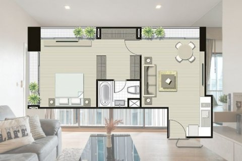 Condominio de 1 dormitorio en Bangkok, Tailandia № 143074 - foto 20