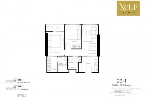 Condominio de 2 dormitorios en Khlong Toei, Bangkok, Tailandia № 135174