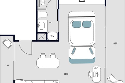 Condominio de 1 dormitorio en Rawai, Tailandia № 166247 - foto 13