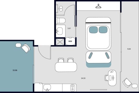 Condominio de 1 dormitorio en Rawai, Tailandia № 166246 - foto 12