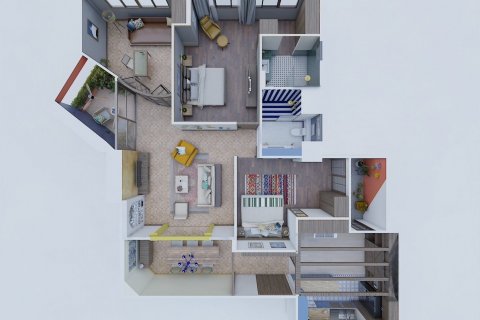 Condominio de 2 dormitorios en Watthana, Bangkok, Tailandia № 133769 - foto 21