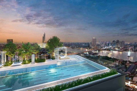 Condominio de 1 dormitorio en Thonburi, Bangkok, Tailandia № 184005 - foto 2