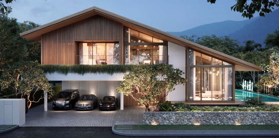 Chalet de 3 dormitorios en Bang Lamung, Tailandia № 165577