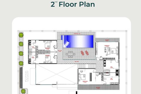 Villa in Bang Lamung, Thailand 5 Schlafzimmer № 165574 - Foto 24