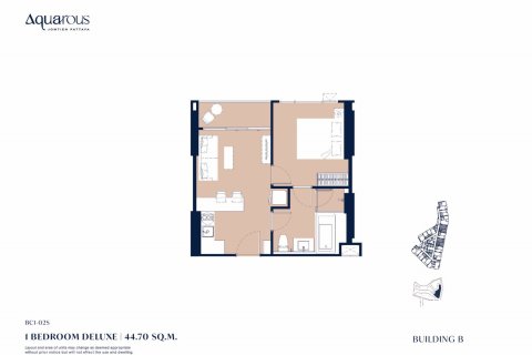 Condominio de 1 dormitorio en Bang Lamung, Tailandia № 165549 - foto 16
