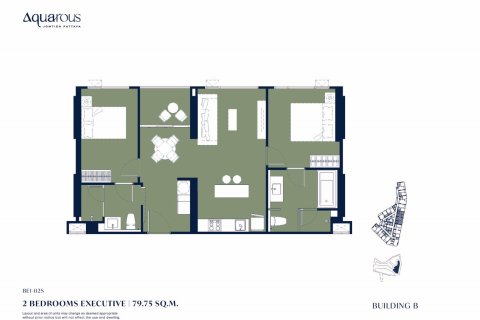 Condominio de 2 dormitorios en Bang Lamung, Tailandia № 165547 - foto 19