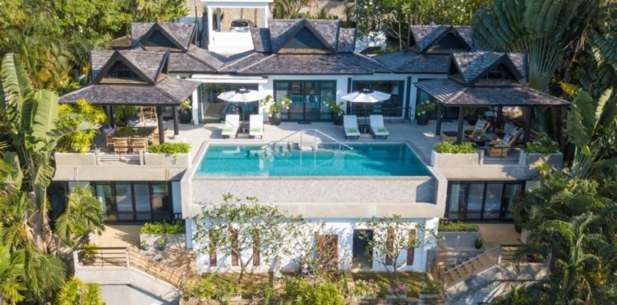 วิลล่าในภูเก็ต, ประเทศไทย 5 ห้องนอน № 162318