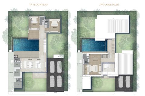 Villa auf Jomtien Beach, Pattaya, Thailand 3 Schlafzimmer № 170126 - Foto 12
