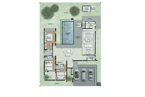 Chalet de 3 dormitorios en Jomtien Beach, Pattaya, Tailandia № 170127 - foto 16