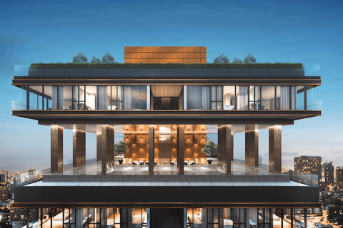 Condo à Bangkok, Thaïlande, 3 chambres № 183175