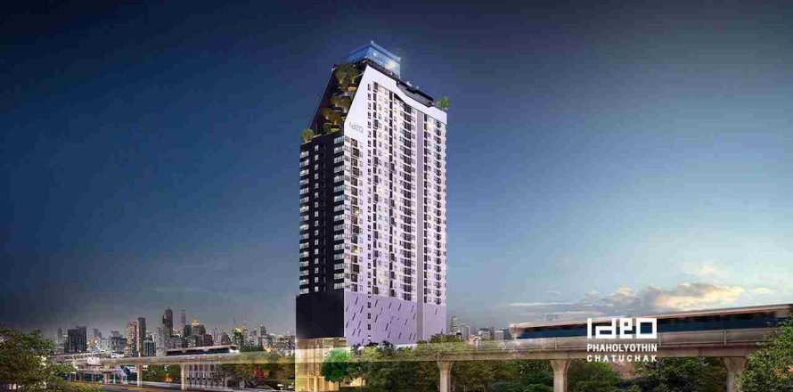 Condominio de 2 dormitorios en Phaya Thai, Bangkok, Tailandia № 183179