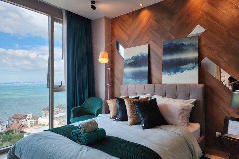 Кондоминиум с 1 спальней в Паттайе, Таиланд в The Riviera Wongamat Beach № 47450