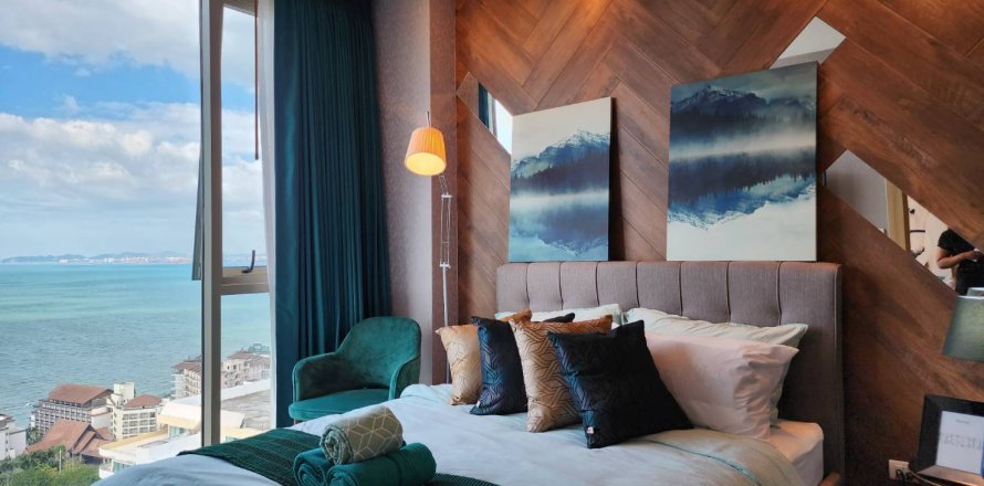 Condominio de 1 dormitorio en Pattaya, Tailandia en The Riviera Wongamat Beach  № 47450