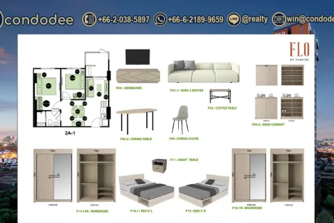 Condo in Khlong San, Bangkok, Thailand, 2 bedrooms № 201432 - photo 7