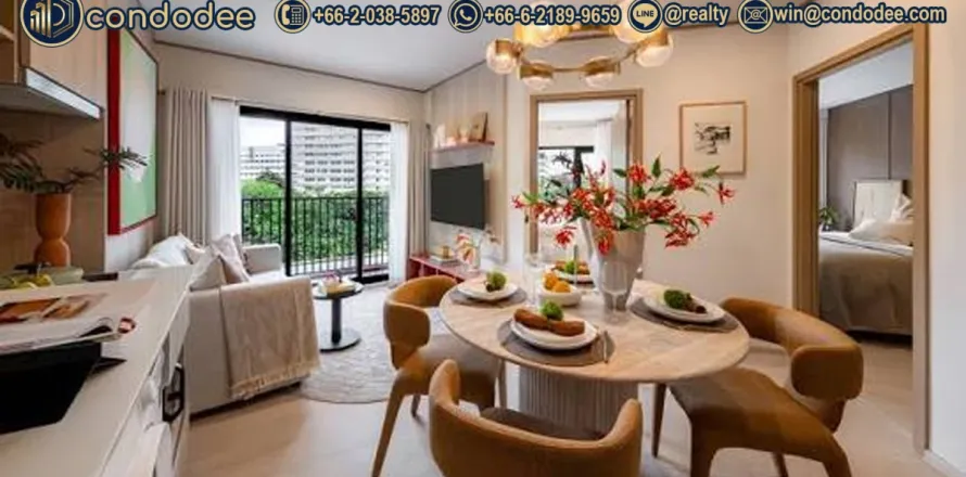 Condo in Khlong San, Bangkok, Thailand, 2 bedrooms № 201432
