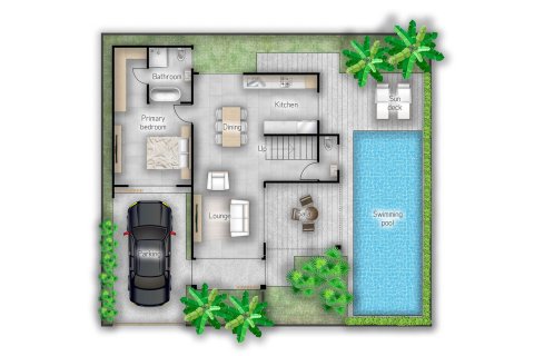 Villa in Chiang Mai, Thailand 4 Schlafzimmer № 233357 - Foto 5