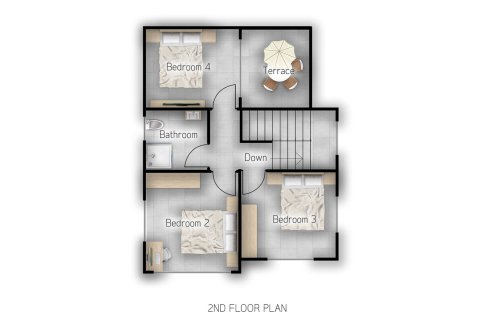 Villa in Chiang Mai, Thailand 4 Schlafzimmer № 233357 - Foto 15