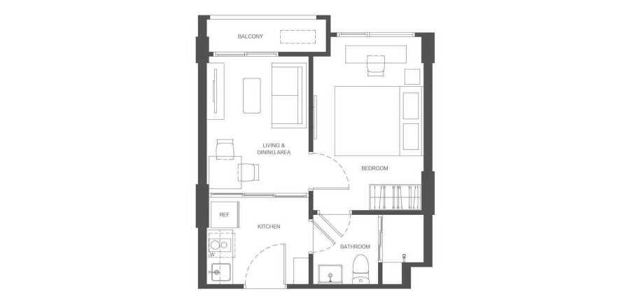 Off-Plan The Base Ratchada 19 in Bangkok, Thailand № 169679 - Foto 1