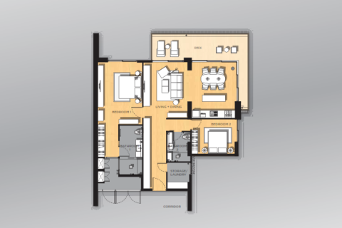 Condominio de 2 dormitorios en Pattaya, Tailandia № 180992 - foto 5