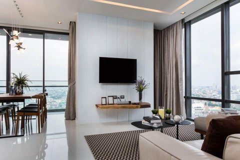 Condo à Sathon, Bangkok, Thaïlande, 2 chambres  № 143429