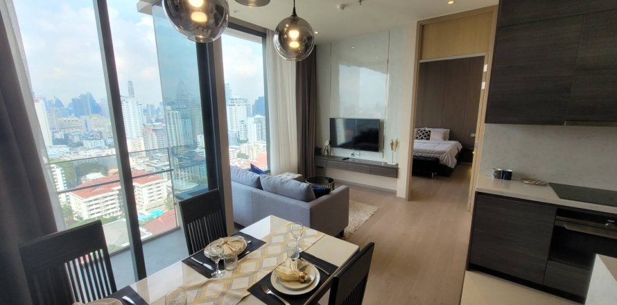 Condominio de 2 dormitorios en Khlong Toei, Bangkok, Tailandia № 133821