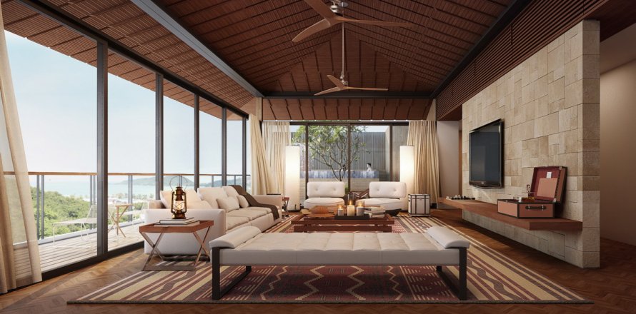 Ático de 3 dormitorios en Pattaya, Tailandia № 180893