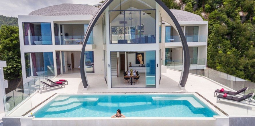 Casa de 6 dormitorios en Ko Samui, Tailandia № 180895