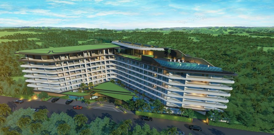 Estudio en el condominio en Phuket, Tailandia en The One № 176495