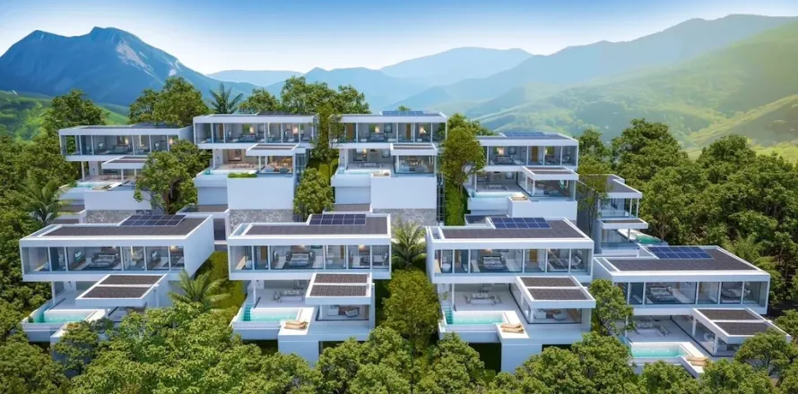 Villa auf Chaweng Beach, Ko Samui, Thailand 4 Schlafzimmer № 220434