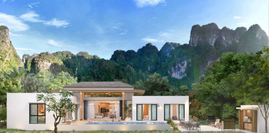 Chalet de 3 dormitorios en Krabi, Tailandia № 134553