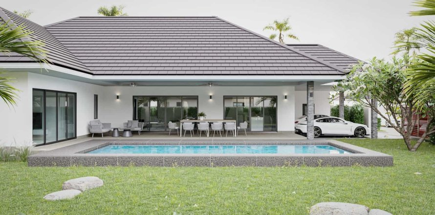 Chalet de 3 dormitorios en Hua Hin, Tailandia № 166512