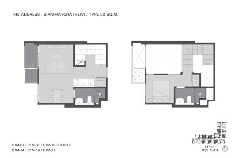 Condominio de 1 dormitorio en Phaya Thai, Bangkok, Tailandia № 166517 - foto 13