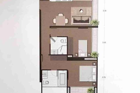 Eigentumswohnung in Thonburi, Bangkok, Thailand, 2 Schlafzimmer № 183465 - Foto 6