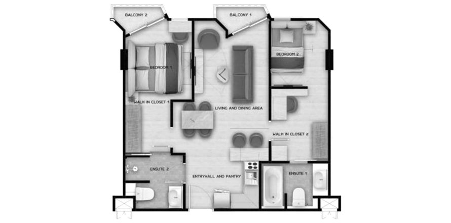 Sobre plano Aura Condominium en Rawai, Tailandia № 202122 - foto 1